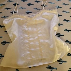 Gunne Sax Satin Medium Tank Top